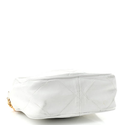 Chanel Lambskin Quilted Tassel Camera Case White 3 of 5