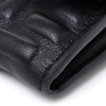 Fendi Nappa Matisse FF Embossed Continental Wallet Black 9 of 11