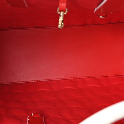 Christian Louboutin Nappa Embossed Small East West Cabata Tote White 6 of 10