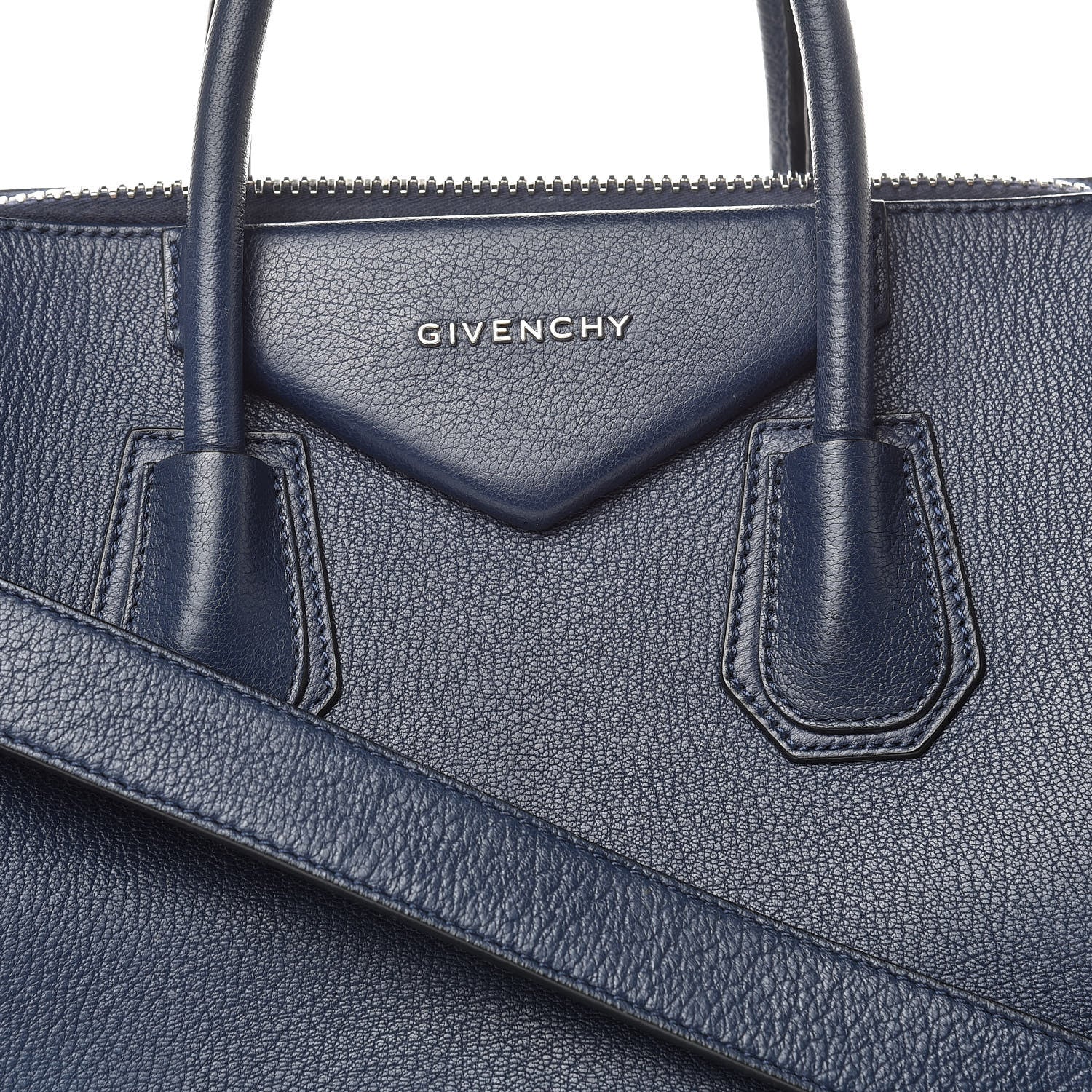 Givenchy Sugar Goatskin Medium Antigona Deep Blue 8 of 18