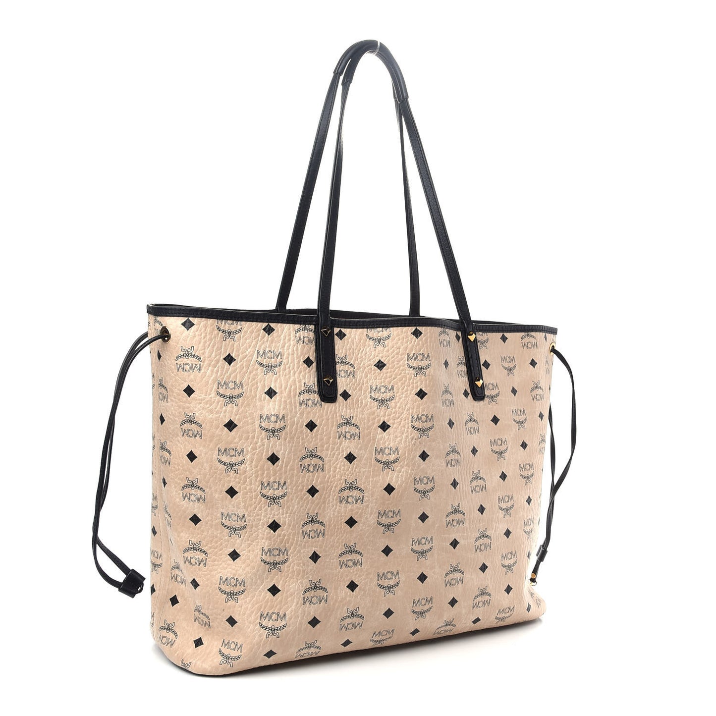 Visetos Large Project Reversible Shopper Tote Beige