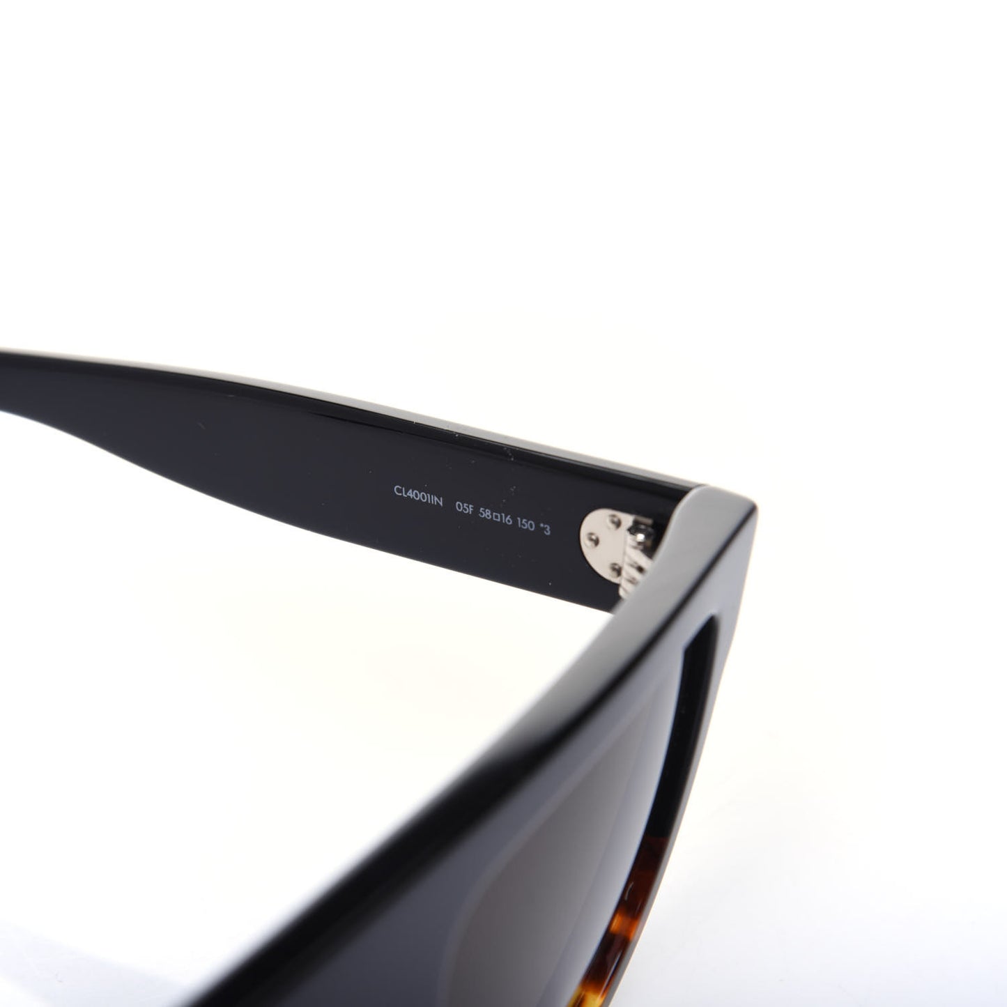Acetate Aviator Sunglasses CL 40001I Black Havana