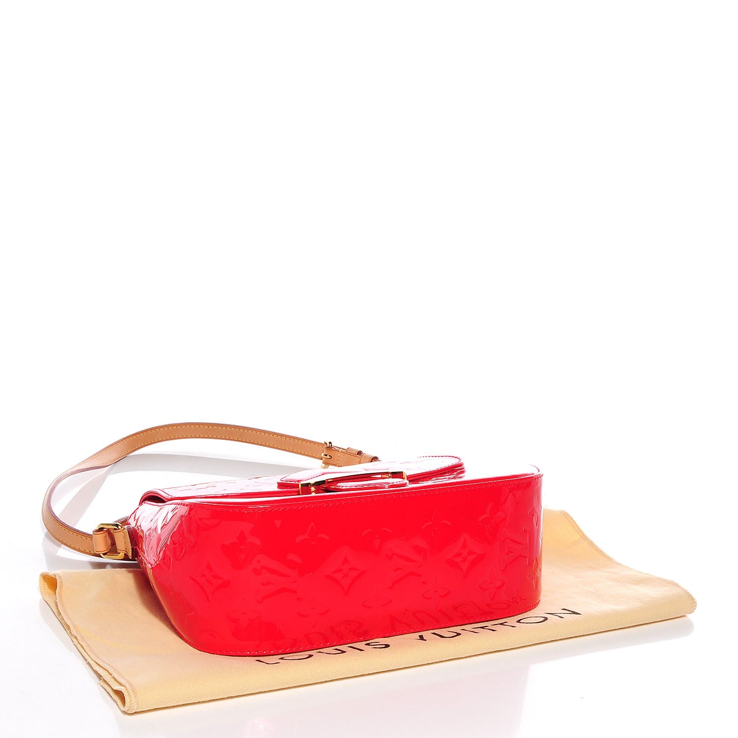 Louis Vuitton Vernis Bellflower GM Rouge Grenadine 4 of 7