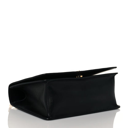 Prada Saffiano Chain Shoulder Bag White Black 4 of 12