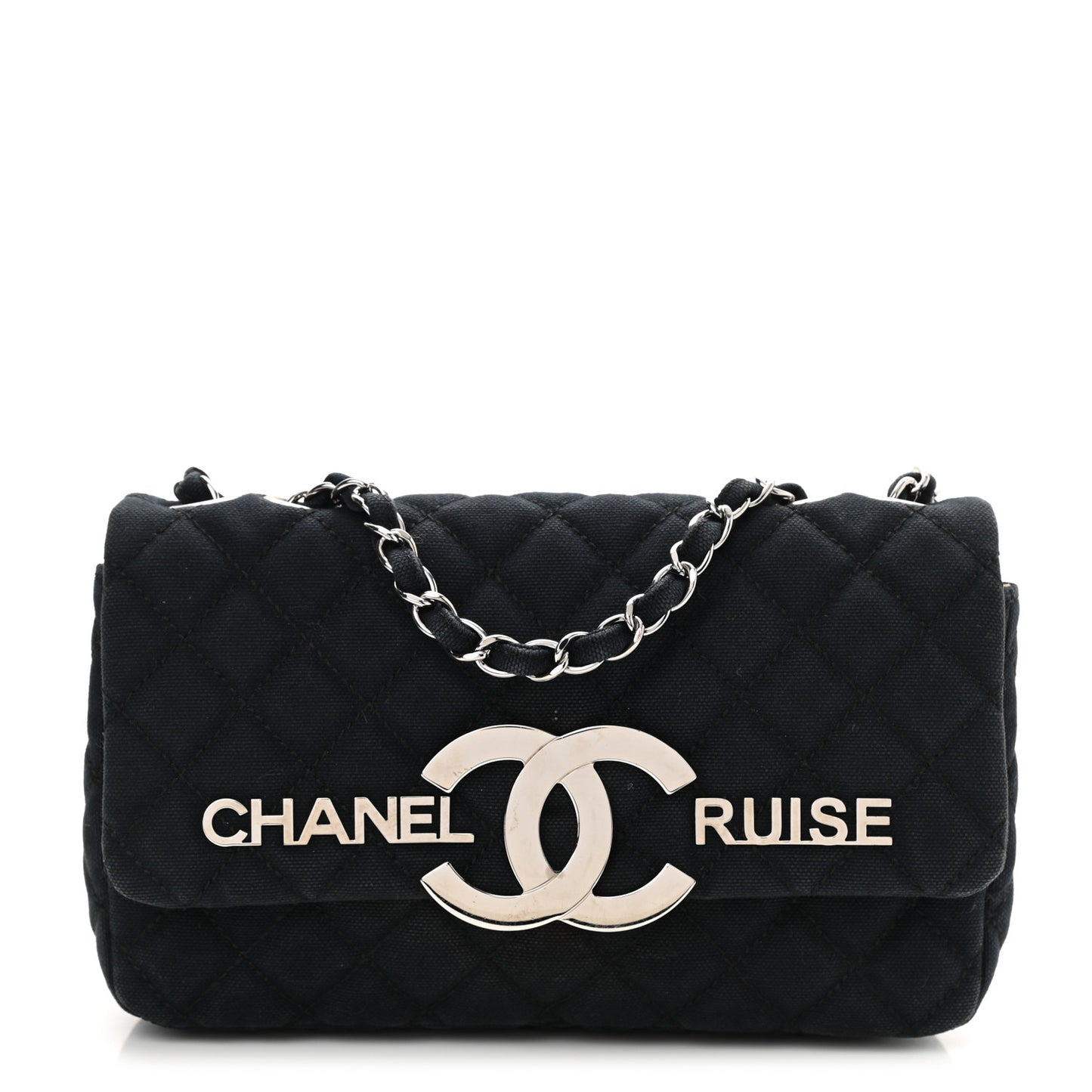 Canvas Quilted CC Cruise Flap Black