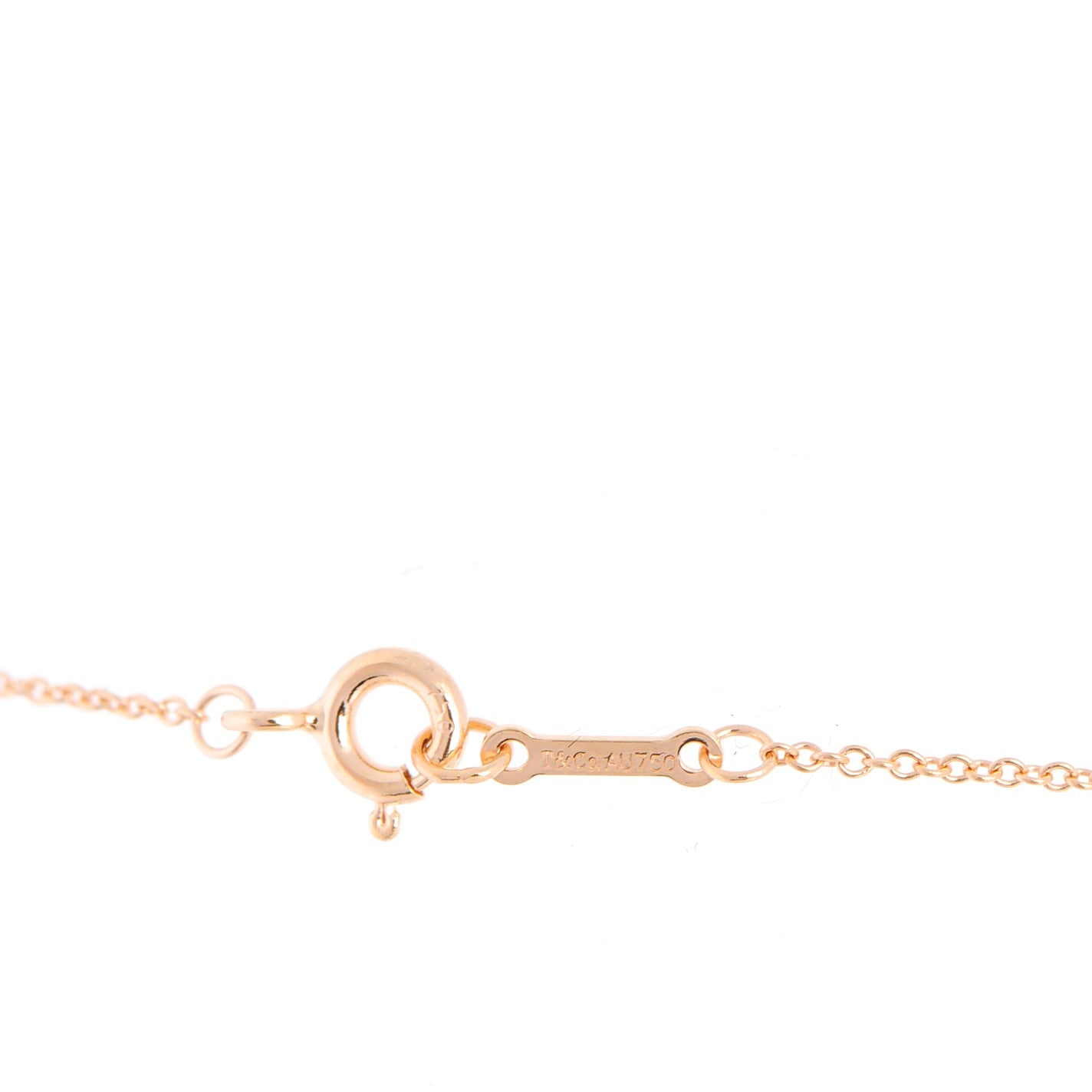 18K Rose Gold Olive Leaf Vine Pendant Necklace