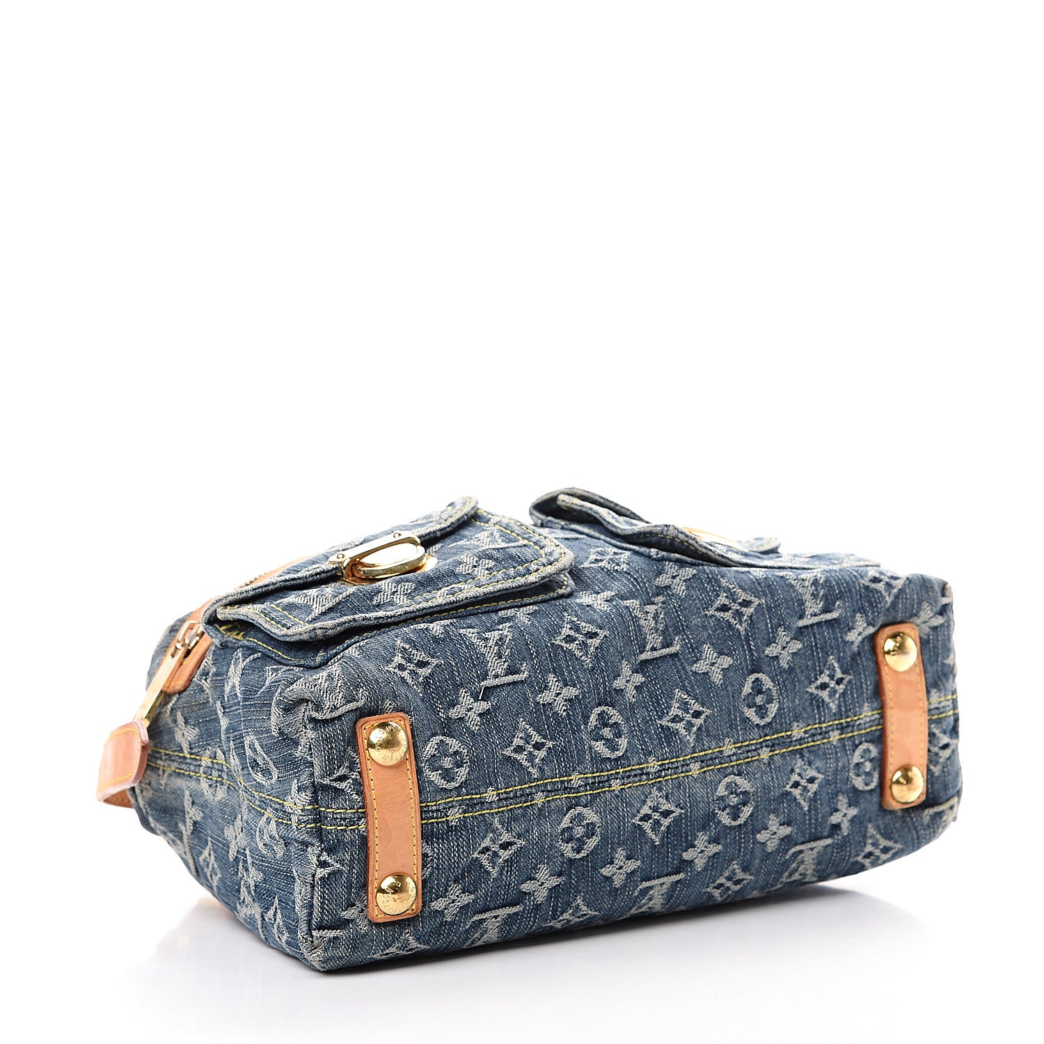 Louis Vuitton Monogram Denim Baggy PM Blue 3 of 14