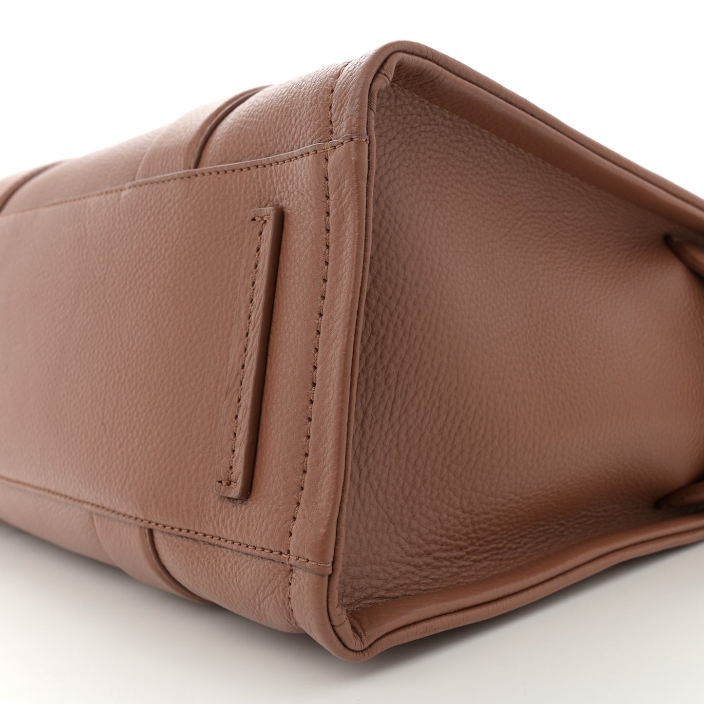 Grained Calfskin Large The Tote Bag Argan Oil