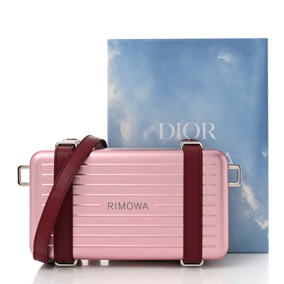 Christian Dior X RIMOWA Aluminum Personal Clutch On Strap Rose 11 of 11
