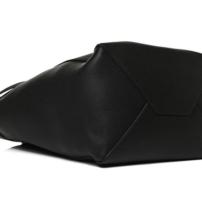 Celine Soft Grained Calfskin Medium Belt Cabas Phantom Black 10 of 13
