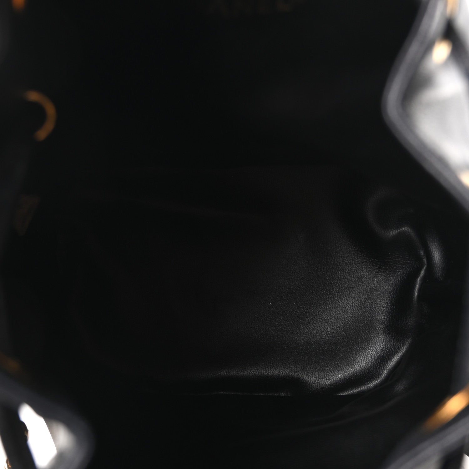 Chanel Lambskin CC Drawstring Shoulder Bag Black 6 of 11
