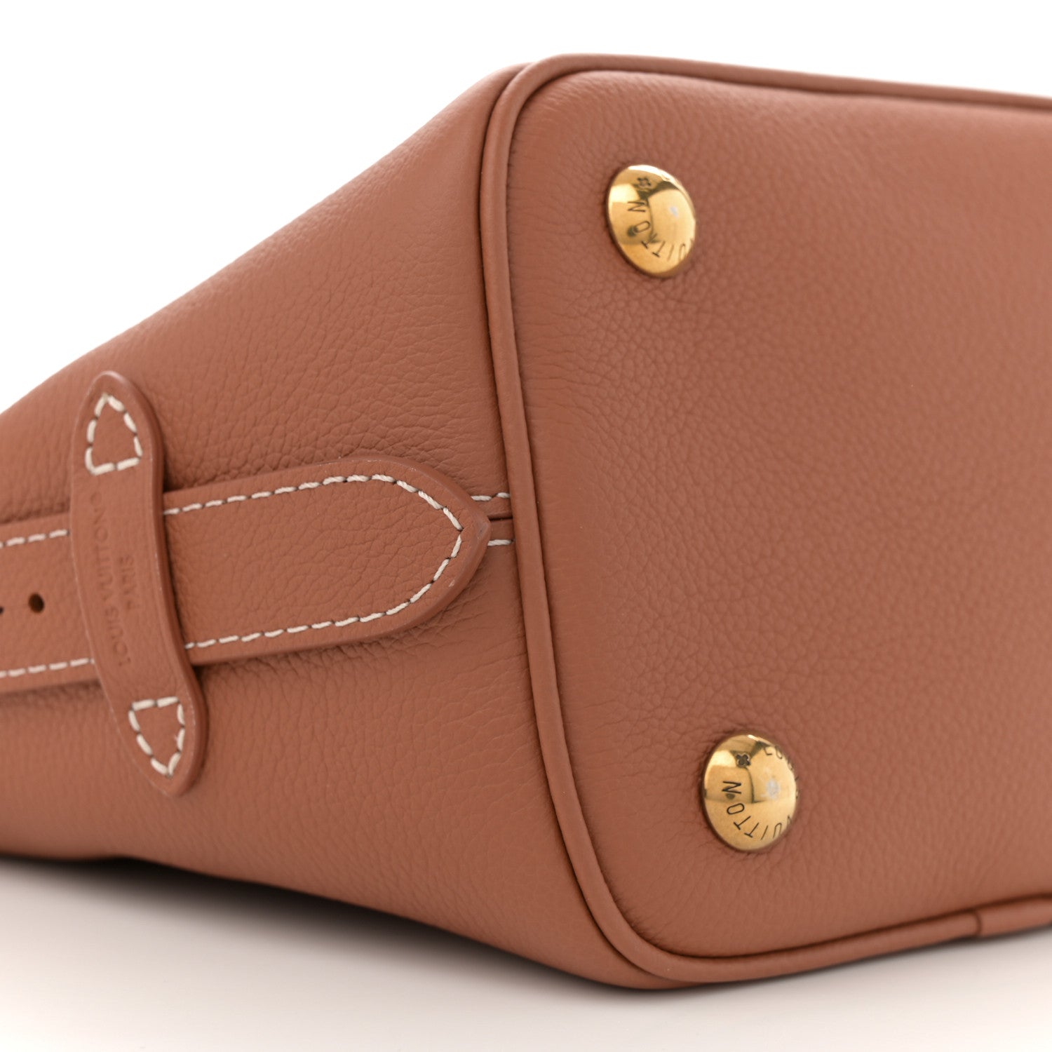 Louis Vuitton Grained Calfskin Low Key All In BB Cognac 8 of 10