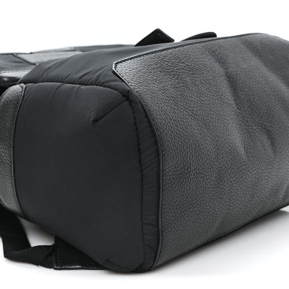 Salvatore Ferragamo Nylon Calfskin Gancio Backpack Black Multicolor 7 of 8