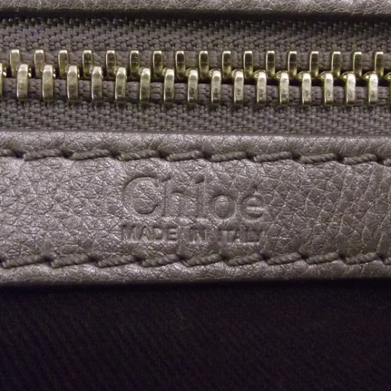 Leather Large Quilted Bay Tote Brown