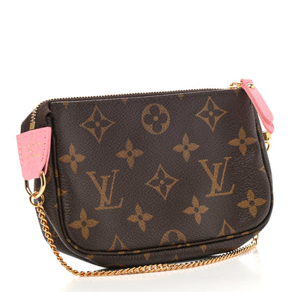 Louis Vuitton Monogram Illustre Mini Pochette Accessories Rose 3 of 7