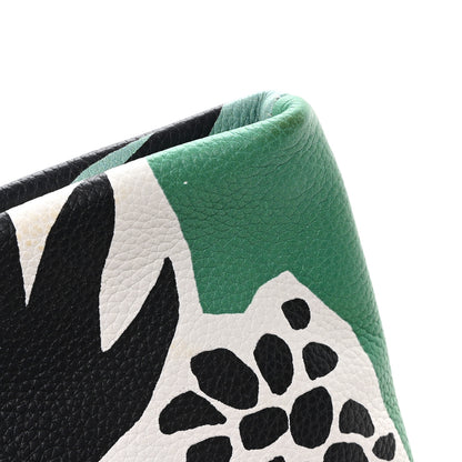 Burberry Prorsum Grained Calfskin Print Pouch Lawn Green Aqua Green 9 of 9