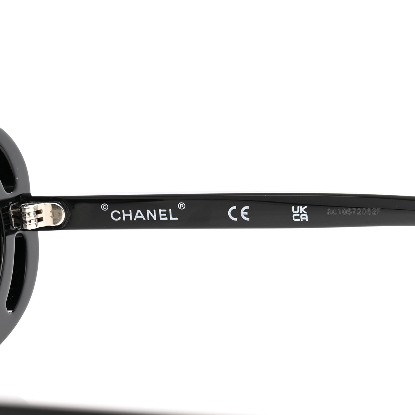 Acetate Oval Sunglasses 71571A Black