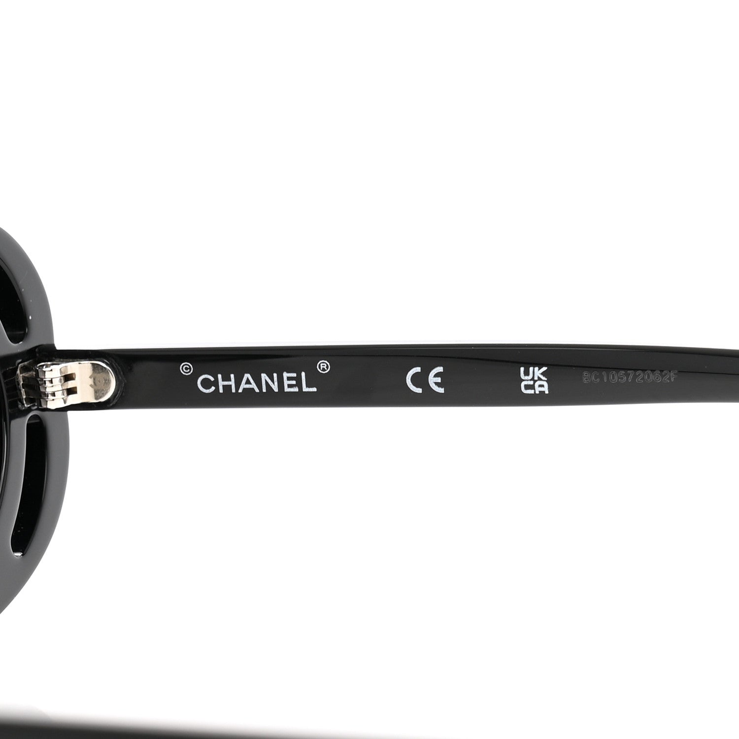 Chanel Acetate Oval Sunglasses 71571A Black 5 of 7