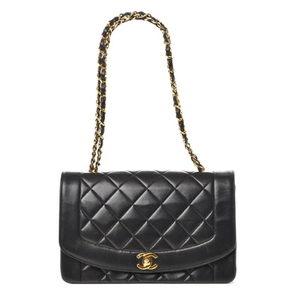 Chanel Lambskin Quilted Medium Single Flap Black 1 of 8