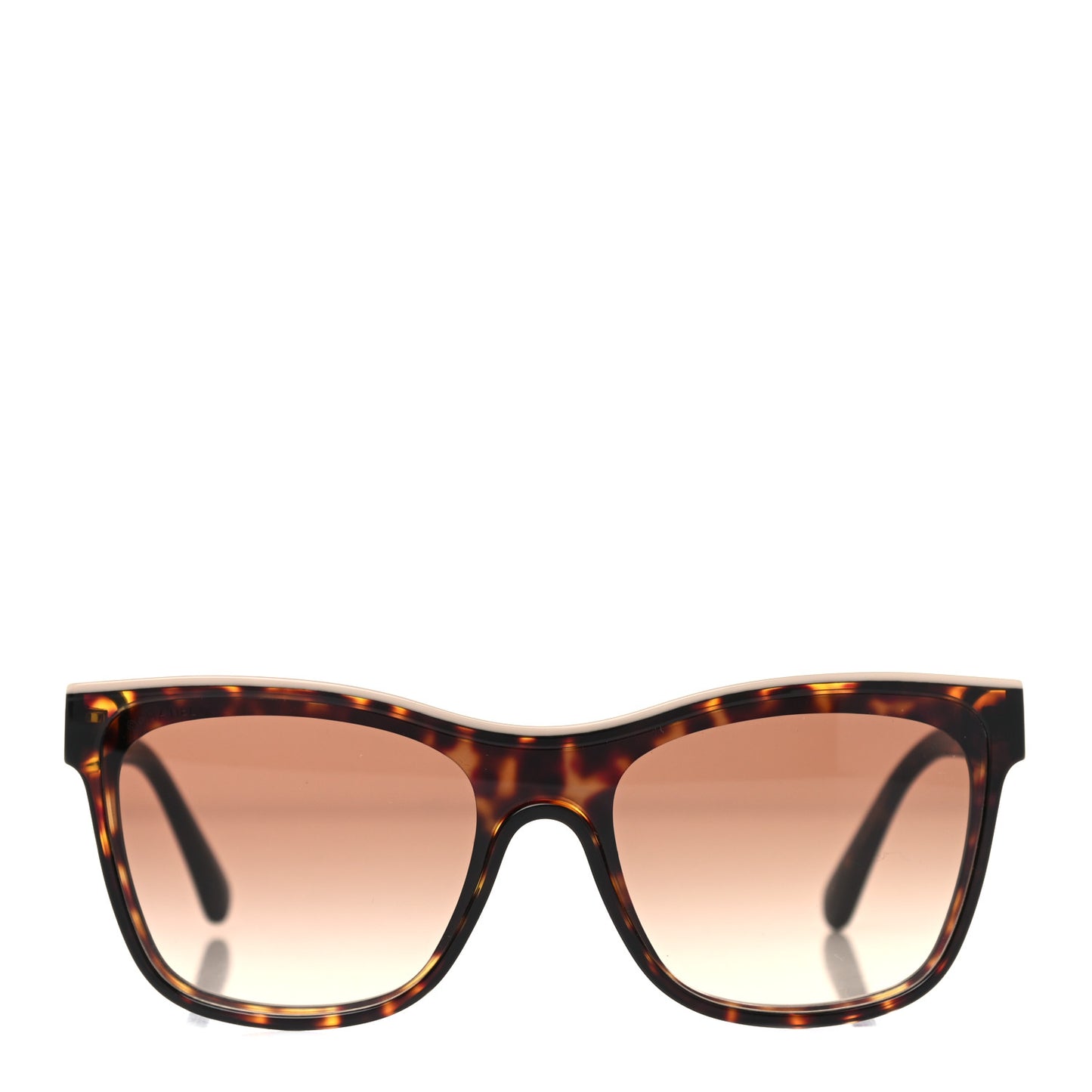 Acetate Logo Shield Sunglasses 5418 Tortoise