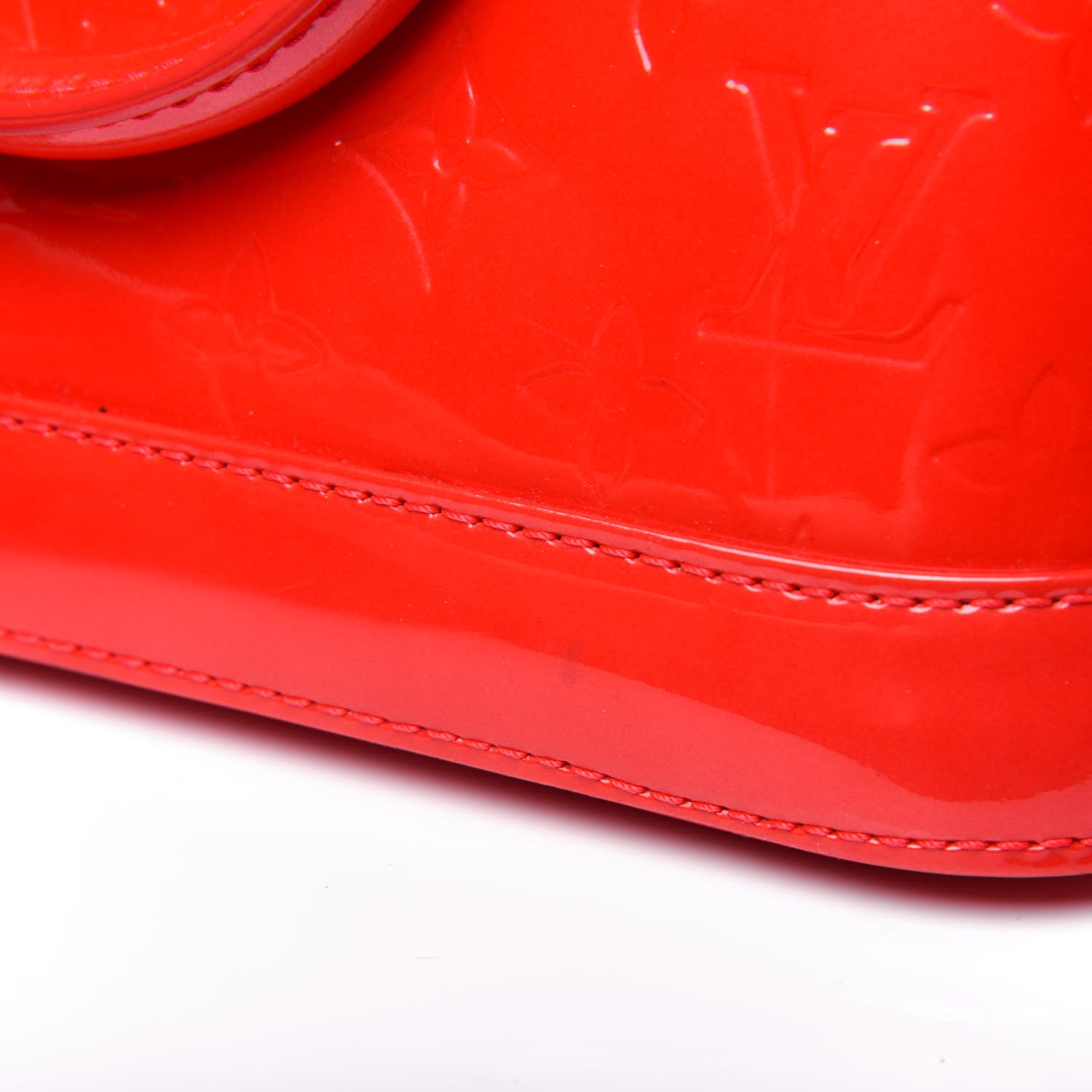 Louis Vuitton Vernis Alma BB Rouge Grenadine 15 of 21