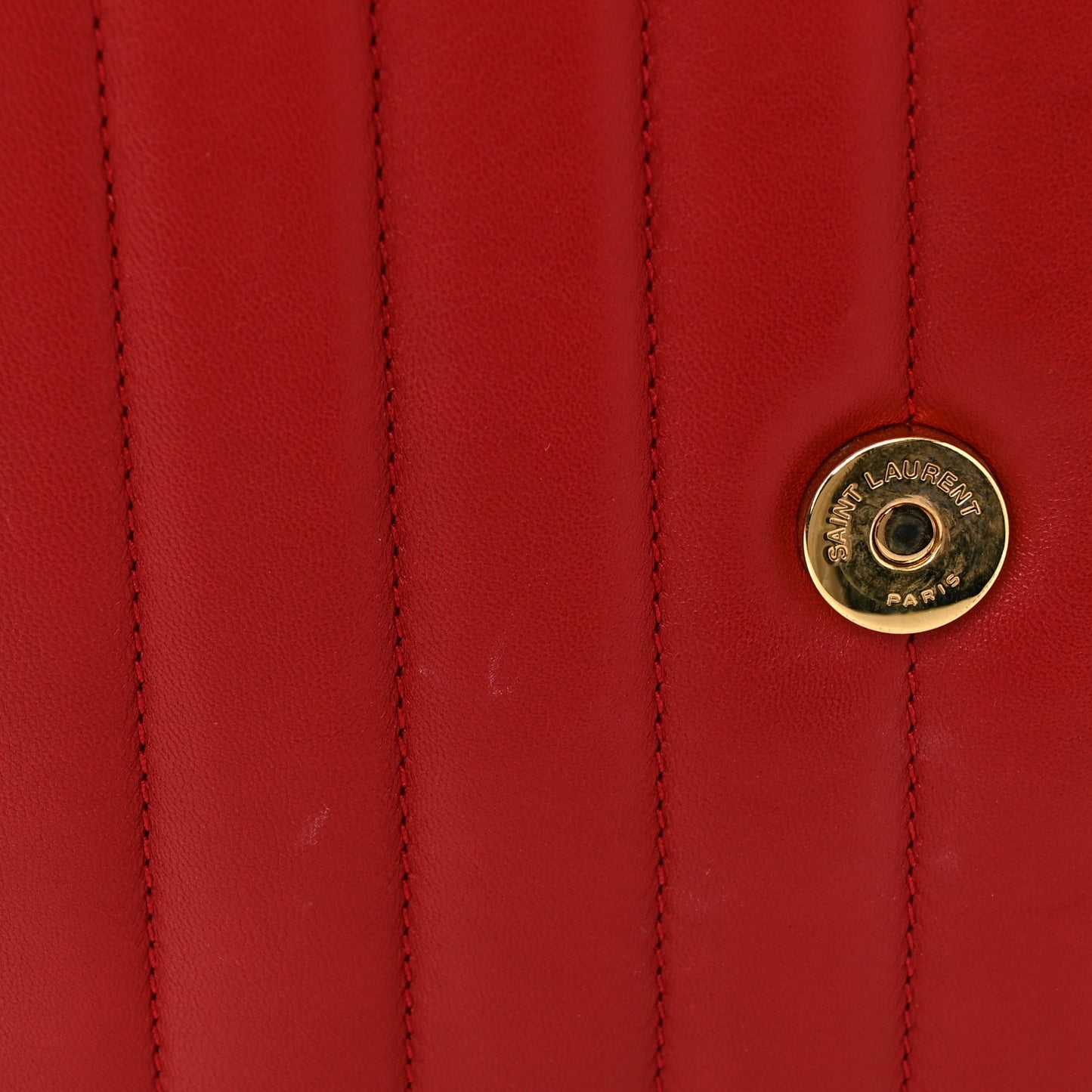 Lambskin Matelasse Monogram Medium Vicky Chain Bag Rouge Eros