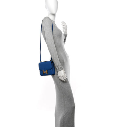 Hermes Swift Constance 18 Bleu France 2 of 15