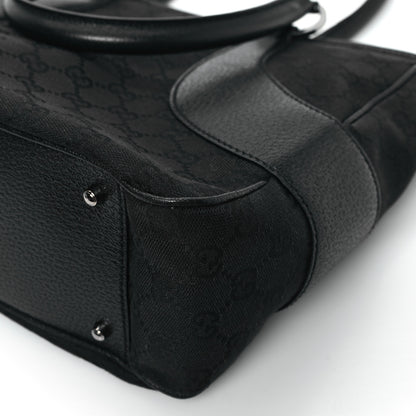 Gucci Monogram Shoulder Bag Black 10 of 11
