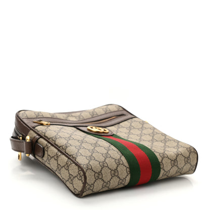 Gucci GG Supreme Monogram Web Small Ophidia Messenger Bag Brown 4 of 8