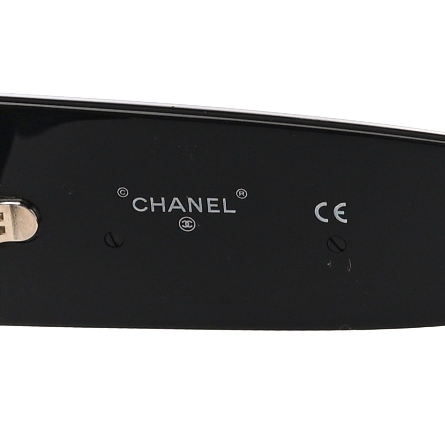 Acetate CC Logo Square Sunglasses 71472 Black