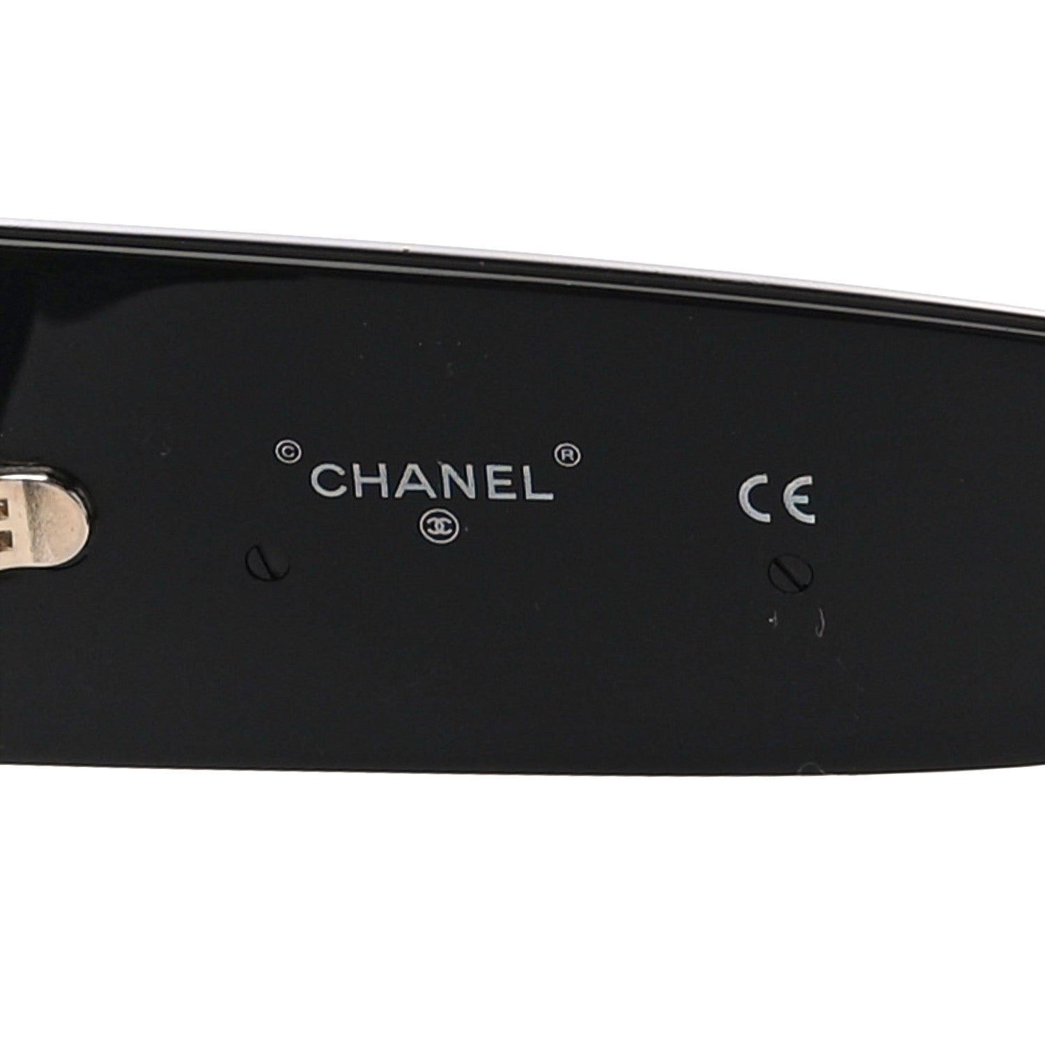 Chanel Acetate CC Logo Square Sunglasses 71472 Black 4 of 7