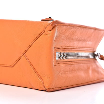 Balenciaga Calfskin Papier Mini A4 Zip Around Tote Orange 9 of 11