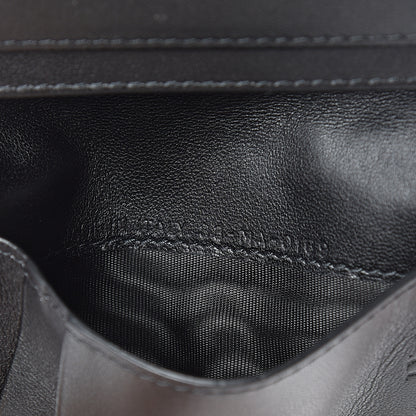Christian Dior Lambskin Cannage Small Lady Dior Flap Card Holder Black 6 of 7