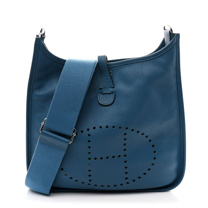Hermes Epsom Evelyne PM Cobalt 1 of 12
