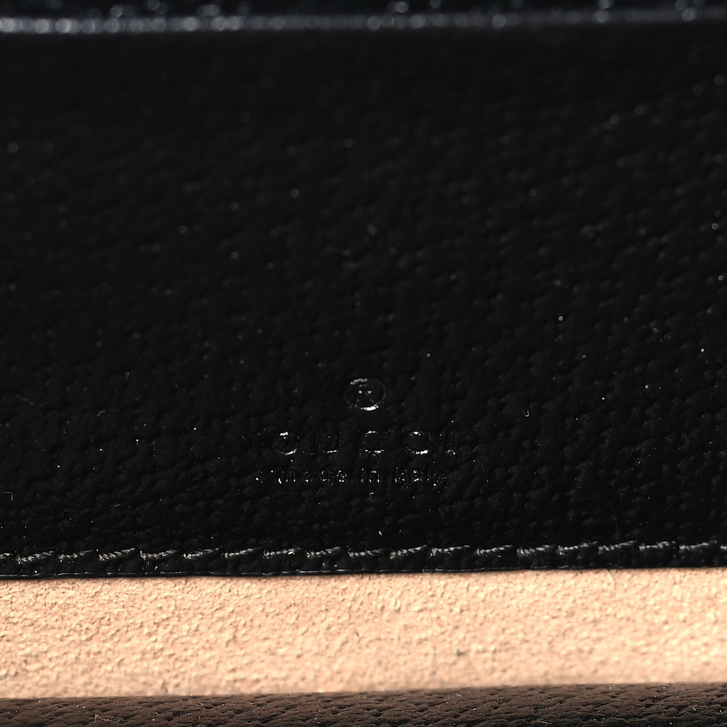 GG Supreme Monogram Textured Dollar Calfskin Mini New Basket Shoulder Bag Beige Ebony Black