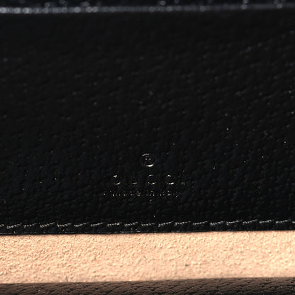 Gucci GG Supreme Monogram Textured Dollar Calfskin Mini New Basket Shoulder Bag Beige Ebony Black 5 of 8