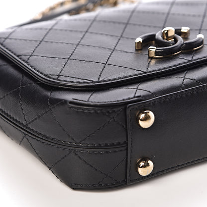 Chanel Calfskin Stitched Small Covered CC Flap Bag Black 8 of 11