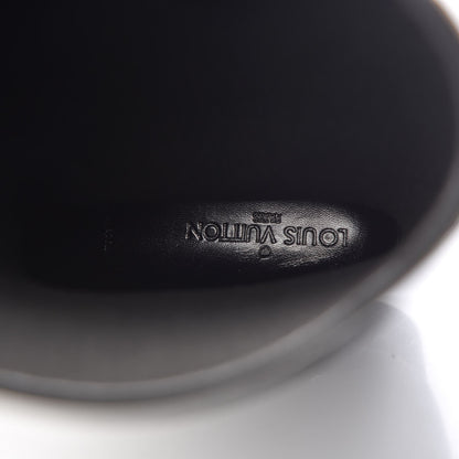 Louis Vuitton Rubber Embossed Monogram Drops High Rain Boots 39 Black 7 of 7