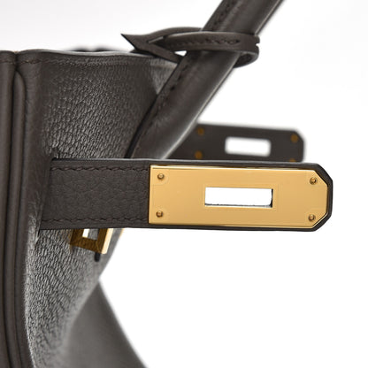 Hermes Taurillon Clemence Birkin 30 Etain 14 of 34