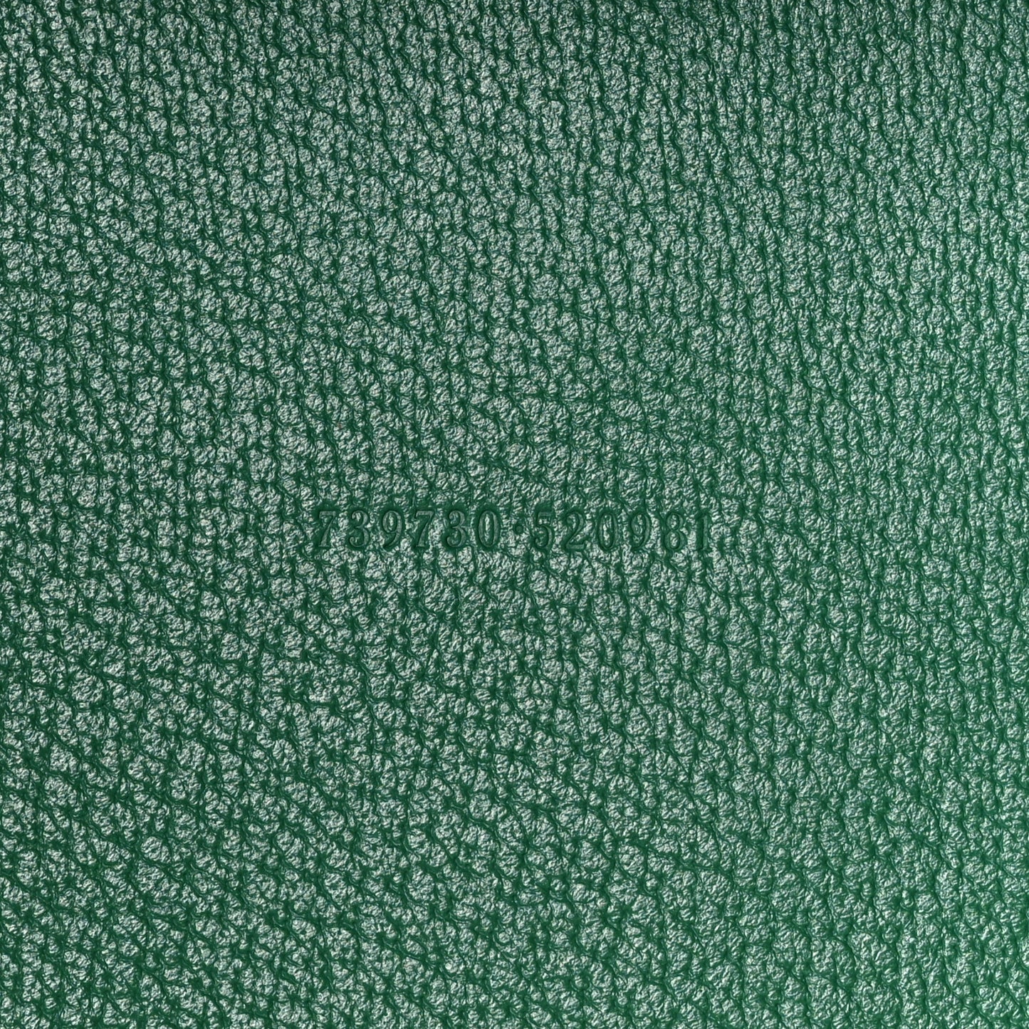 Textured Dollar Calfskin Medium Ophidia Shoulder Tote Bag Green