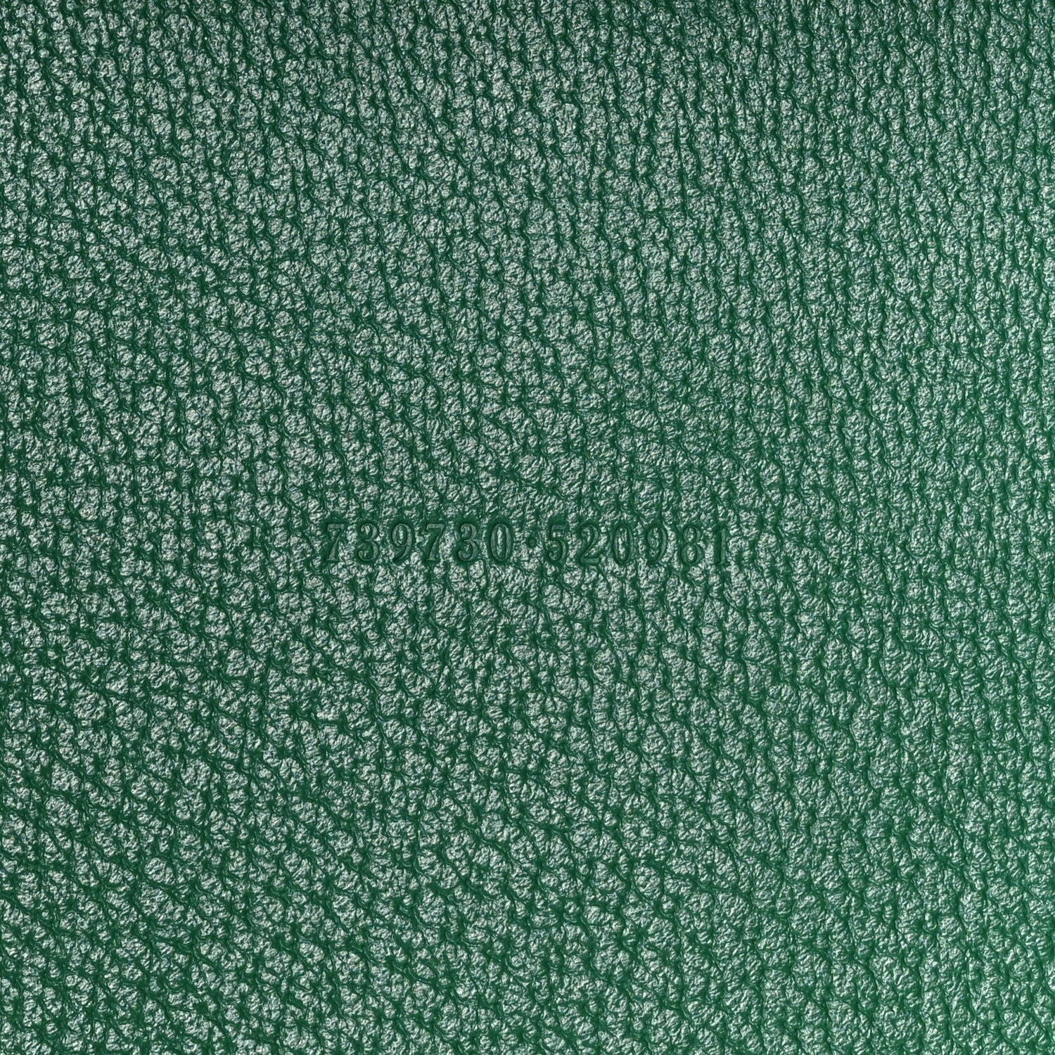 Gucci Textured Dollar Calfskin Medium Ophidia Shoulder Tote Bag Green 6 of 11