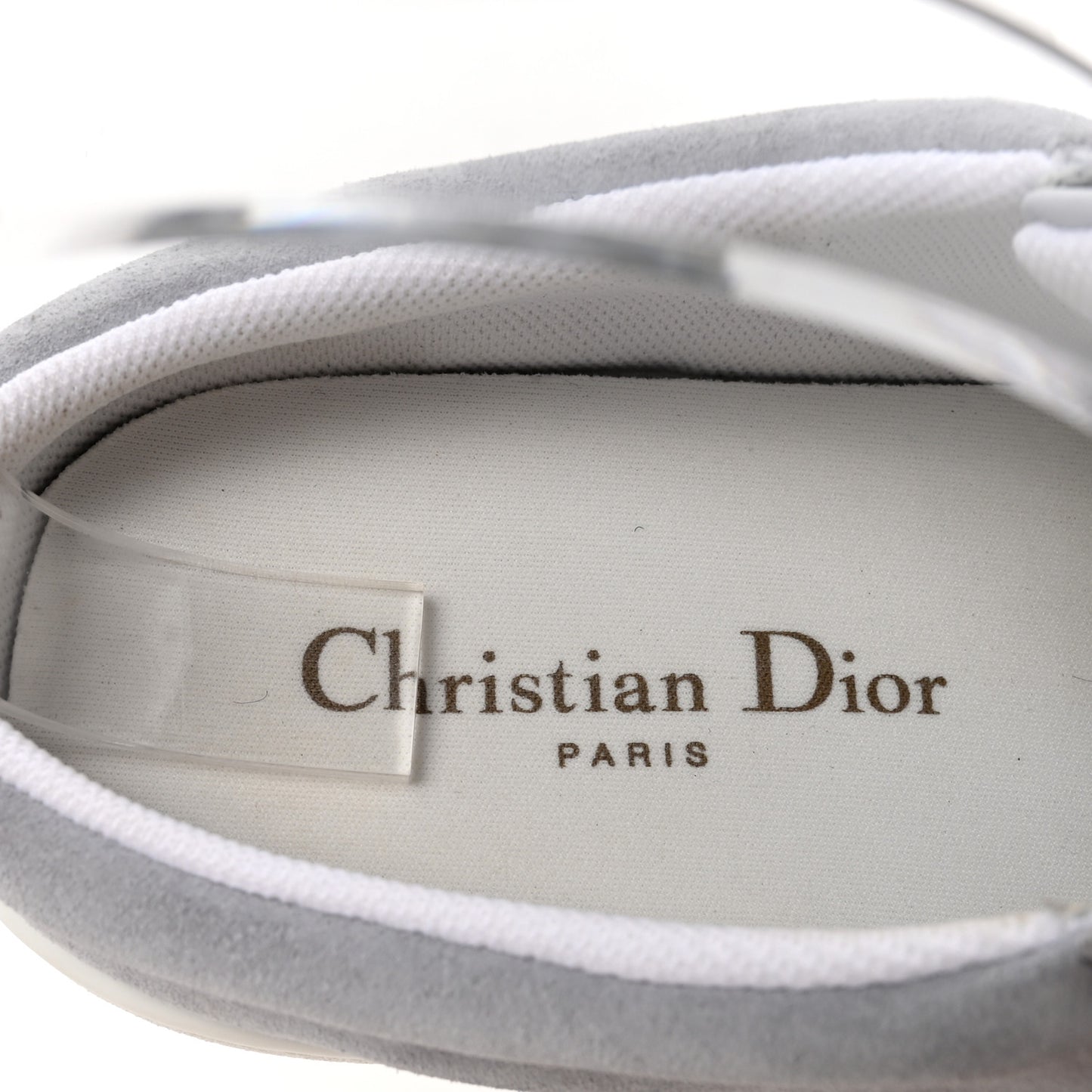 Calfskin Suede Dior Star Low Top Sneaker Mules 36 Azure Pale