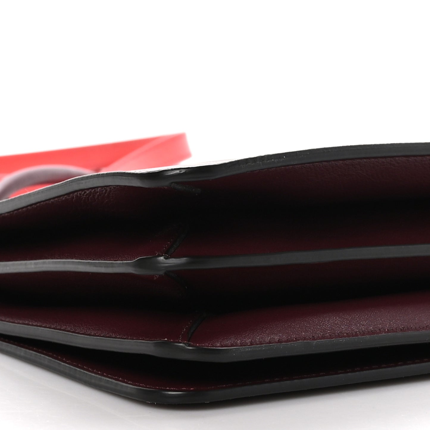 Calfskin Medium Whip Top Handle Crossbody Bordeaux