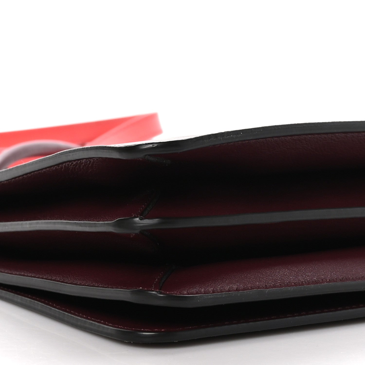 Givenchy Calfskin Medium Whip Top Handle Crossbody Bordeaux 8 of 10