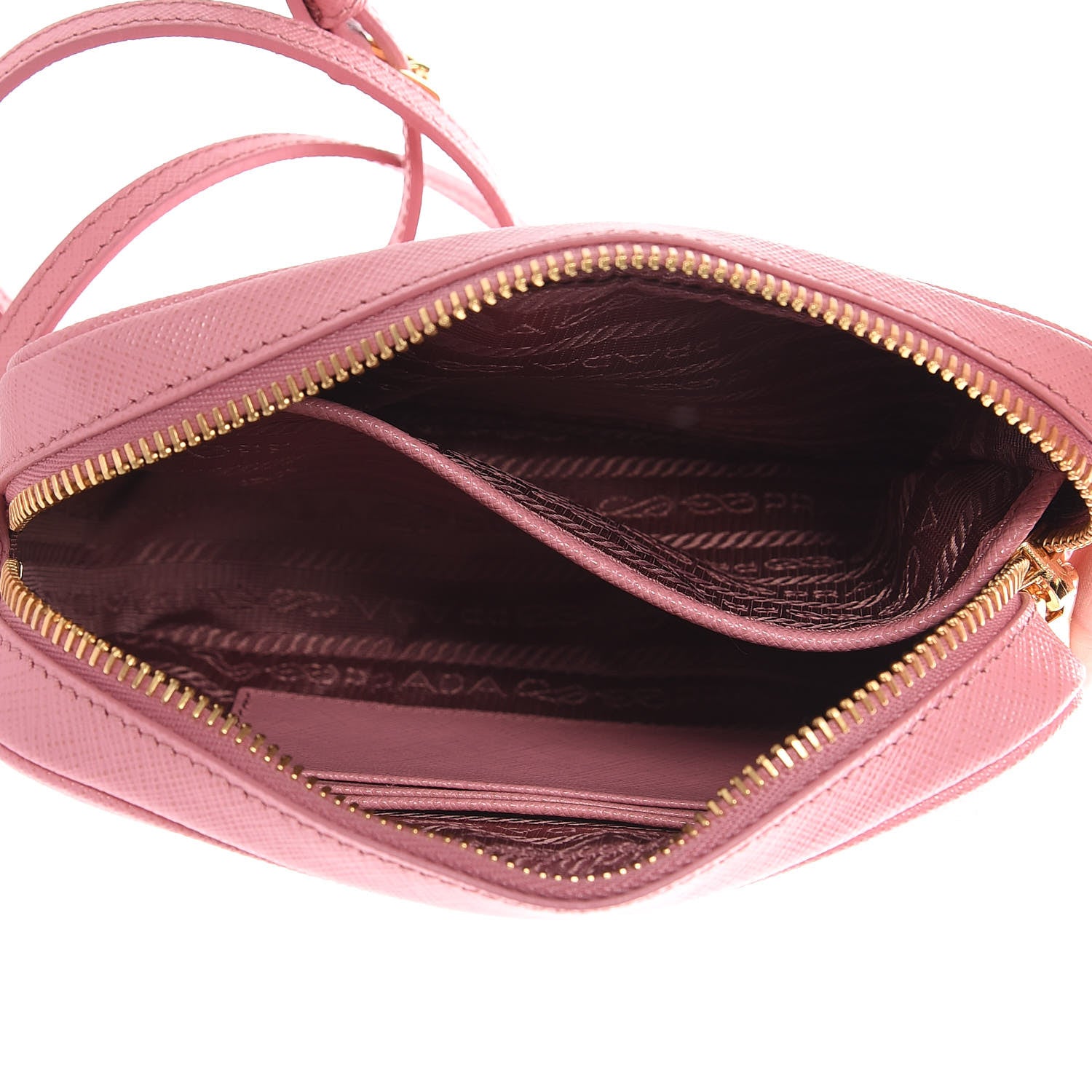 Prada Saffiano Mini Camera Crossbody Petalo 5 of 9