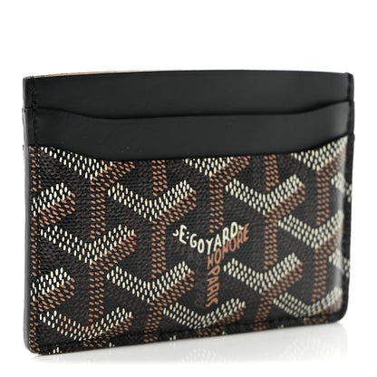 Goyard Goyardine Saint Sulpice Card Holder Black 3 of 6