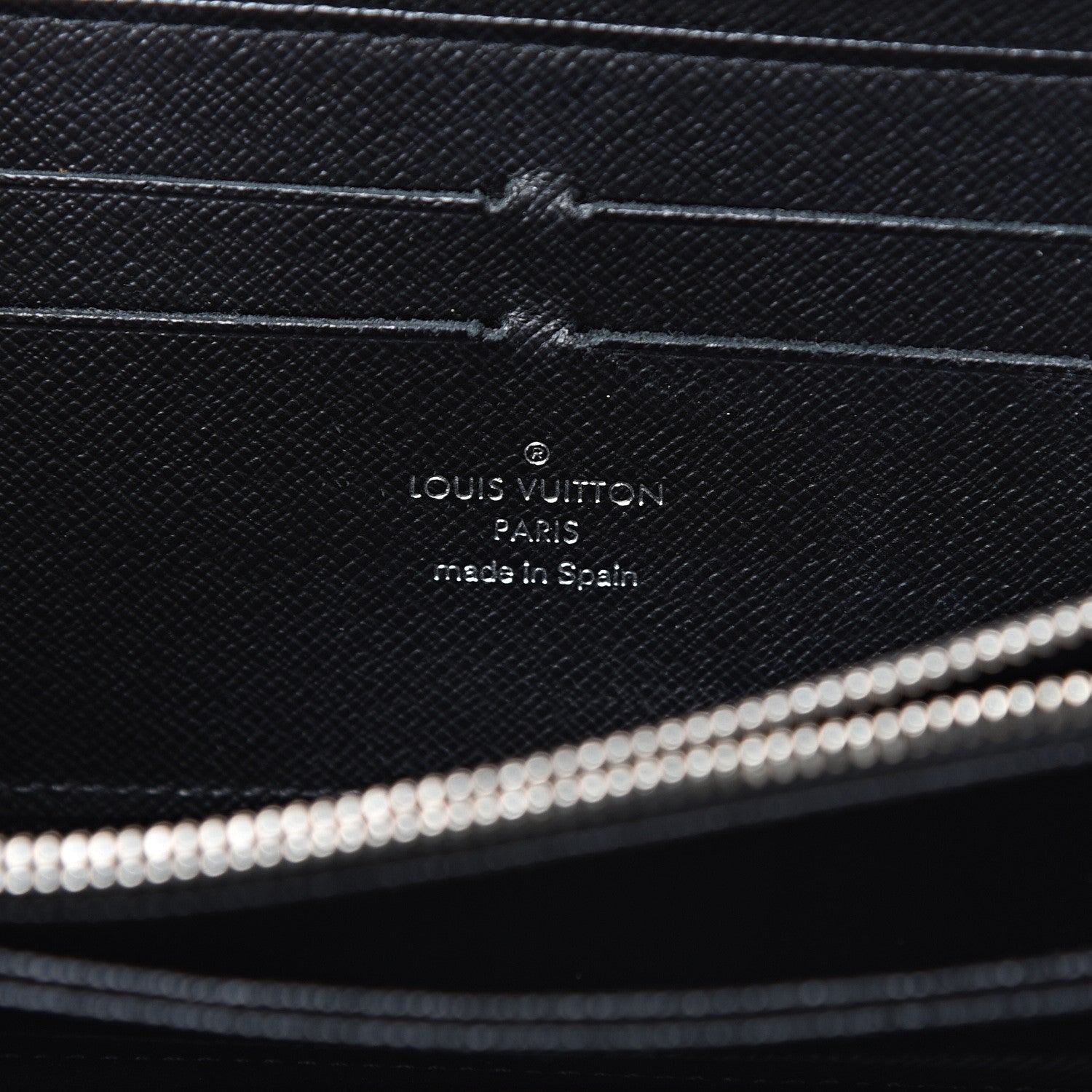 Louis Vuitton Epi Zippy Wallet Black 5 of 12