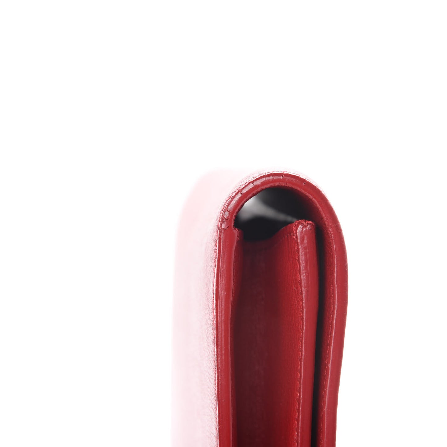 Calfskin Monogram Large Belle De Jour Clutch Red