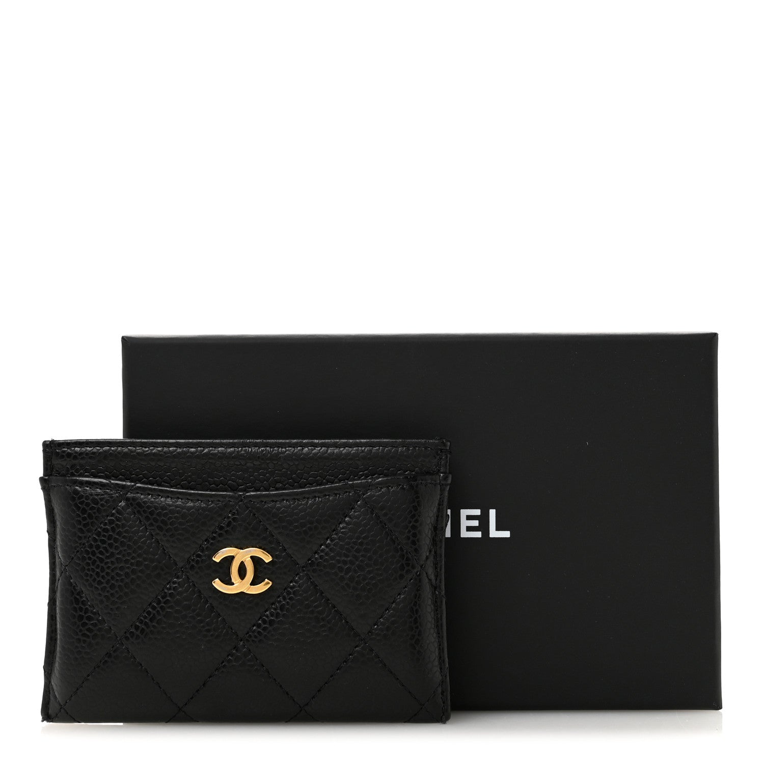 Chanel Caviar Quilted Card Holder Black 13 of 13