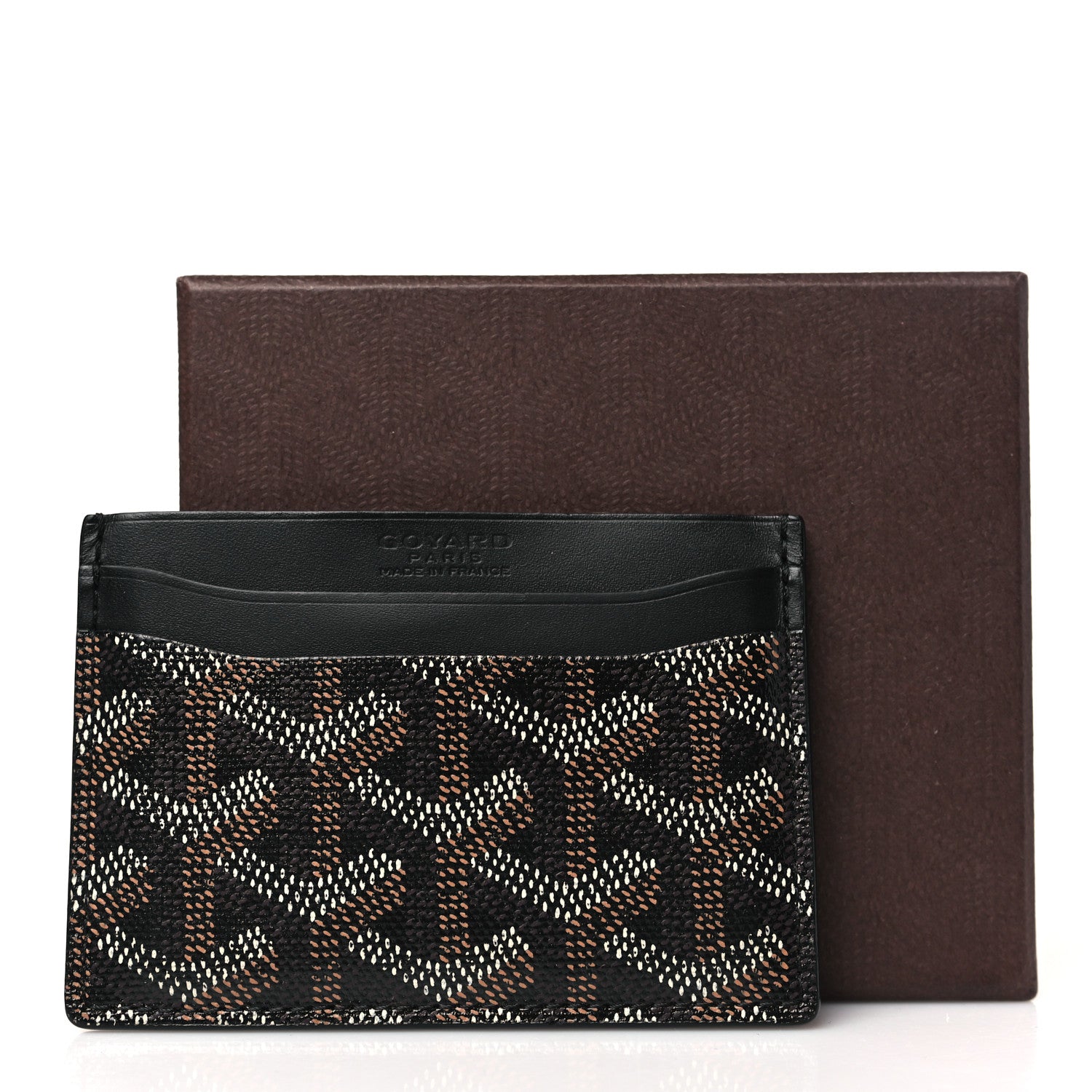 Goyard Goyardine Saint Sulpice Card Holder Black 8 of 8